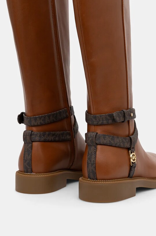 Взуття Шкіряні чоботи MICHAEL Michael Kors Abigail 40F4ABMB7L.227 коричневий