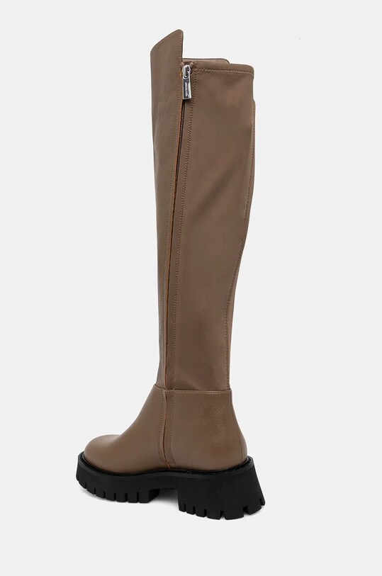 Încălțăminte MICHAEL Michael Kors ghete de piele Asher 40F4ASFB7L.229 maro