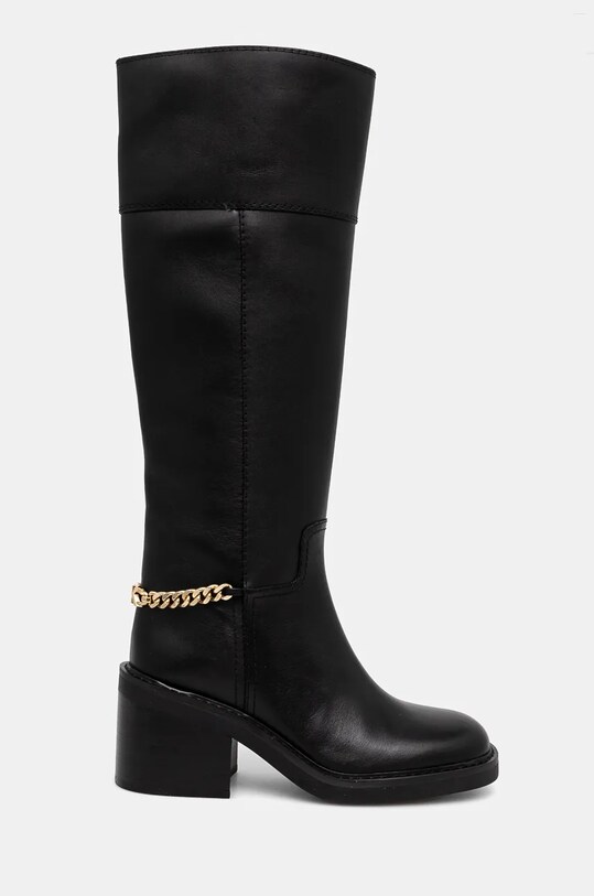 MICHAEL Michael Kors kozaki Carlisle słupek czarny 40F4CLMB5L.001