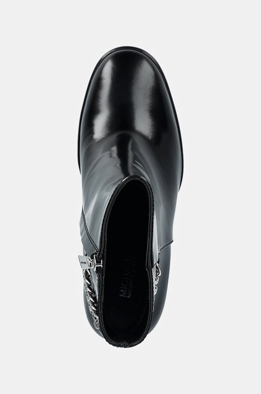Шкіряні черевики MICHAEL Michael Kors Carlisle чорний 40F4CLME1L.001