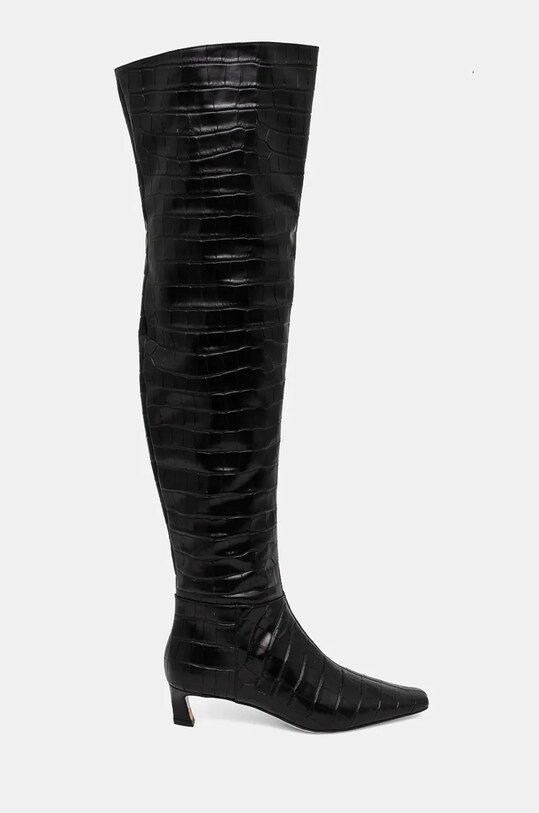 Шкіряні чоботи MICHAEL Michael Kors Kosmo без утеплення чорний 40F4CSMB5E.001