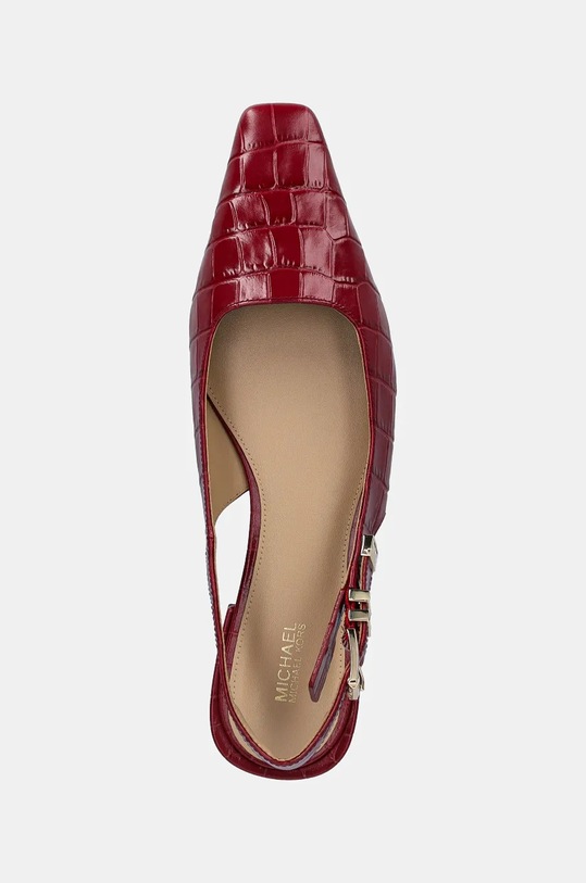 MICHAEL Michael Kors balerini de piele Darrington burgundia 40F4DTFP1E.609