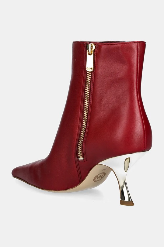 Încălțăminte MICHAEL Michael Kors cizme de piele Luna 40F4LUME5L.609 burgundia