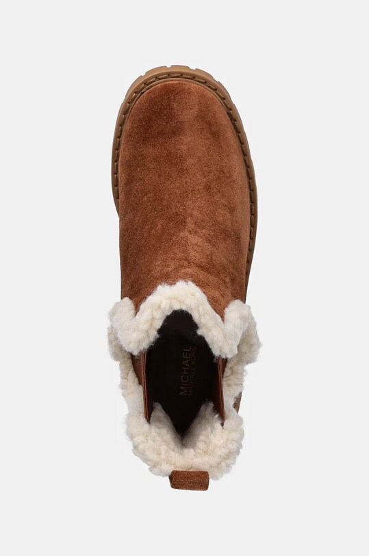 Semišové kotníkové boty MICHAEL Michael Kors Asher hnědá 40F4ASFE6S.230
