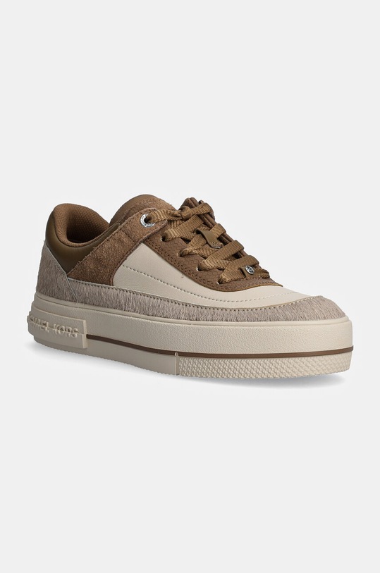 MICHAEL Michael Kors sneakersy Aurora imitacja skóry licowej beżowy 43F4AUFS1L.229