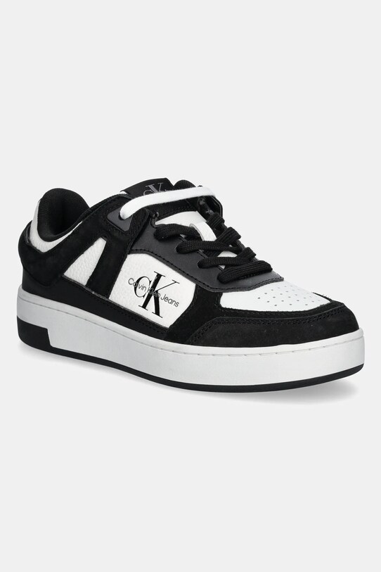 Calvin Klein Jeans sneakersy BASKET CUPSOLE LOW ML MIX syntetyczny czarny YW0YW01579