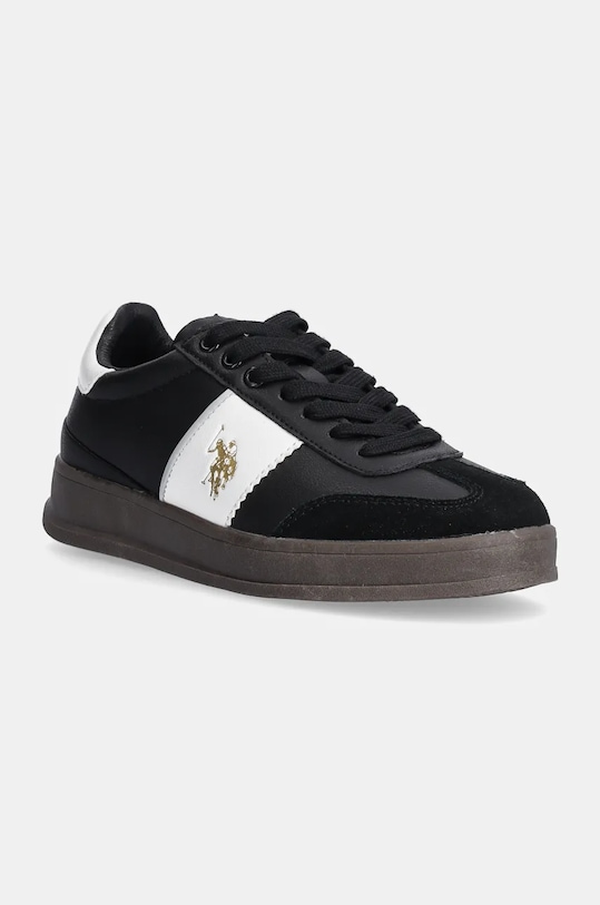 U.S. Polo Assn. sneakers CAMPYW piele întoarsă negru CAMPYW001W.DYS2