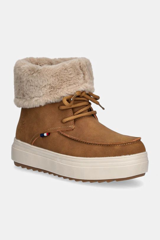 Зимние сапоги U.S. Polo Assn. ICY с утеплением коричневый ICY001W.DHF1