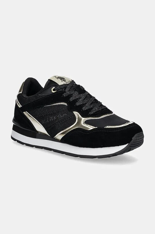 U.S. Polo Assn. sneakers KIKKI imitatie de piele intoarsa negru KIKKI001W.DTY3