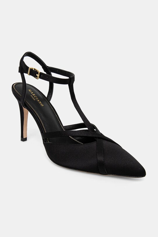 Marciano Guess pantofi cu toc T STRAP PUMP calcai expus negru 4BGZ30.7232A.JBLK