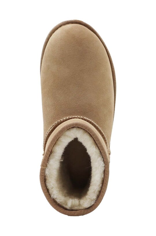 Čizme za snijeg od brušene kože Emu Australia Stinger Micro Flatform bež W13082.ALMO