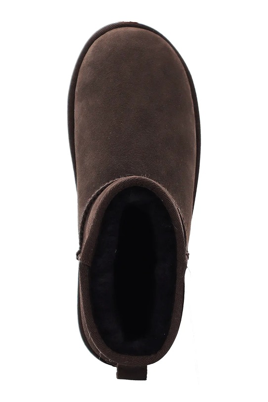 Semišové snehule Emu Australia Stinger Micro Flatform W13082.CHOC hnedá