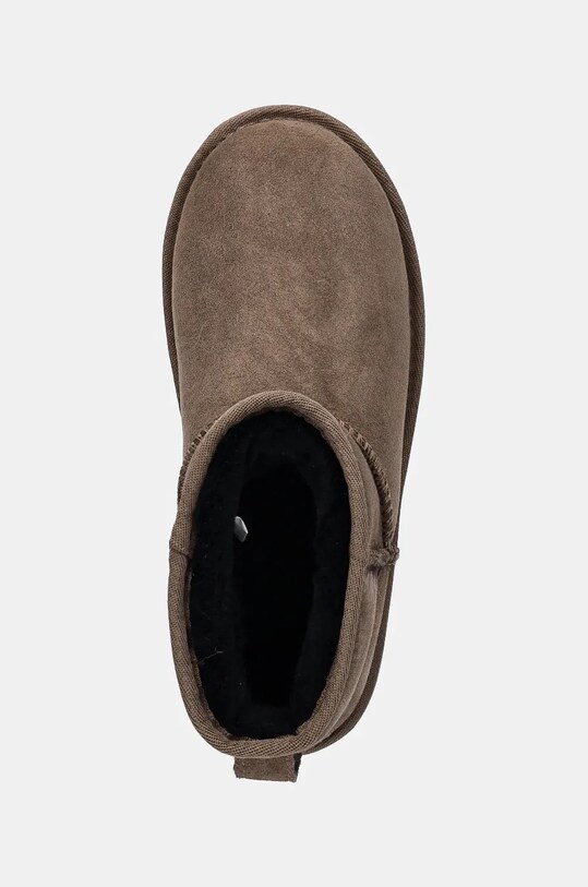 Замшеві чоботи Emu Australia Stinger Micro Flatform коричневий W13082.CORI