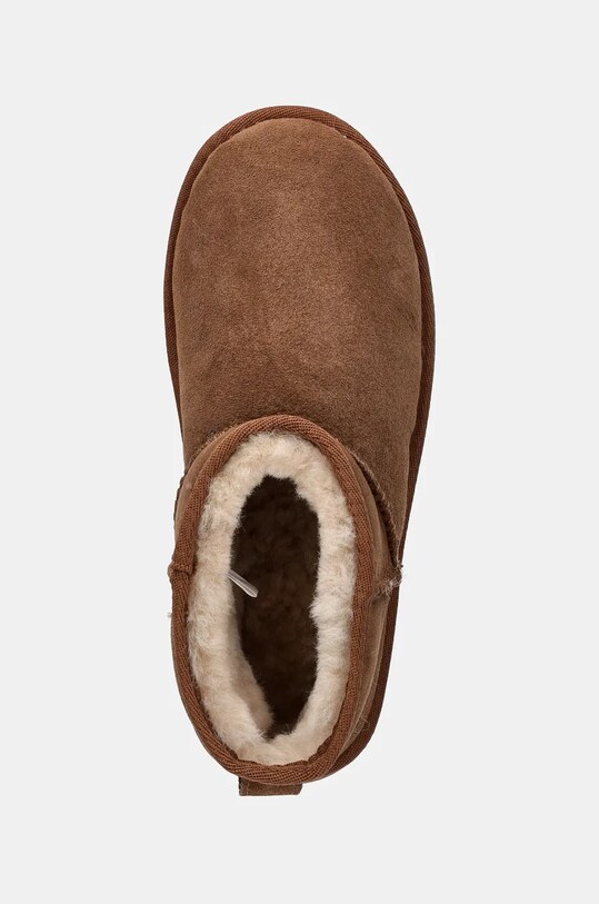 Замшеві чоботи Emu Australia Stinger Micro Flatform коричневий W13082.CHES