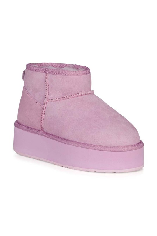 Emu Australia śniegowce zamszowe Stinger Micro Flatform W13082.MAMI różowy AW24