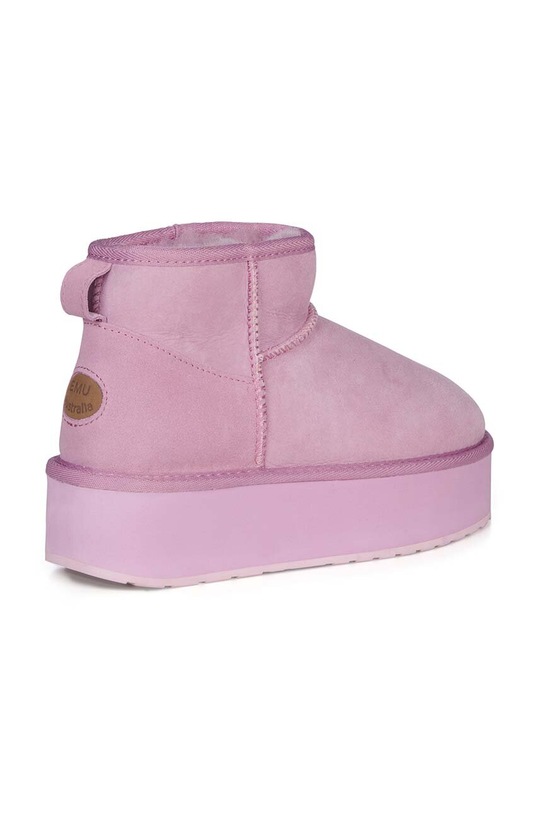 Obuwie Emu Australia śniegowce zamszowe Stinger Micro Flatform W13082.MAMI różowy