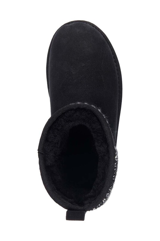 Emu Australia śniegowce zamszowe Stinger Knit Flatform W13143.BLAK czarny