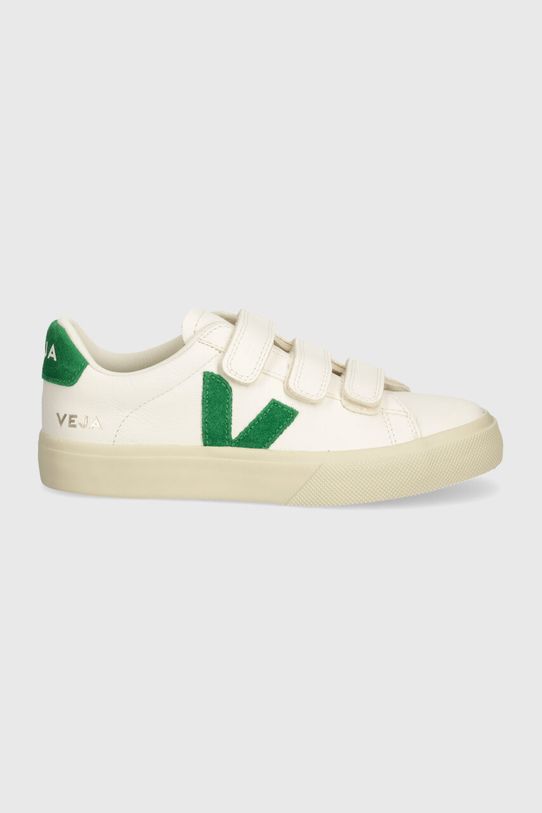 Δερμάτινα αθλητικά παπούτσια Veja Recife Logo RC0503697A λευκό AW24