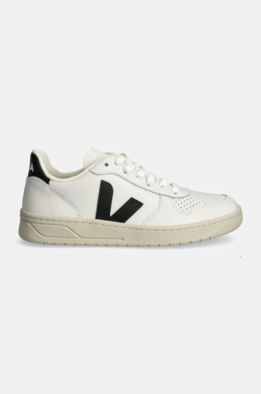 Veja sneakers din piele V-10 VX0200005A alb AW24