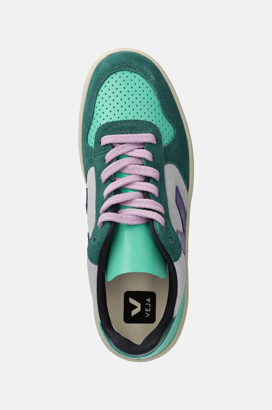 Shoes Veja leather sneakers V-10 VX0303670A green