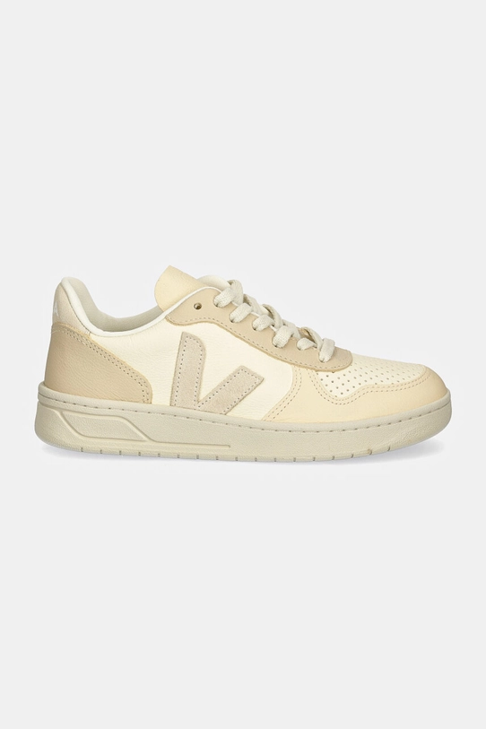 Кожаные кроссовки Veja V-10 VX0503673A бежевый AW24