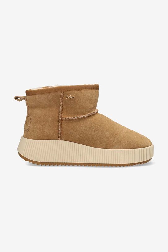 Mexx śniegowce zamszowe PROSPER ORCHID brak zapięcia brązowy MICH1004243W
