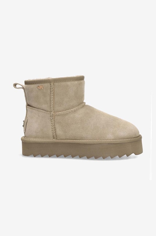 Semišové snehule Mexx HIGH JANE ORLEANS zateplené béžová MICH2000943W