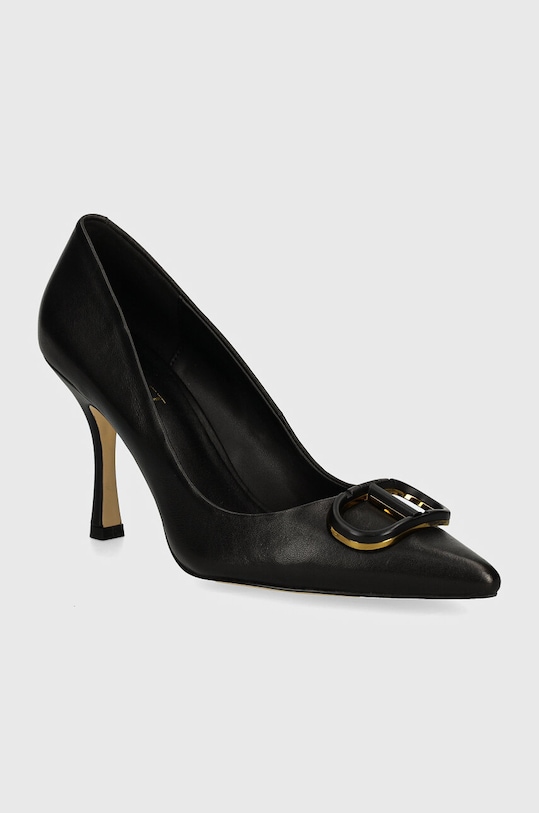 Kožené lodičky Twinset přírodní kůže černá 242TCP130.00006