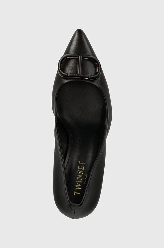 Kožené lodičky Twinset černá 242TCP130.00006