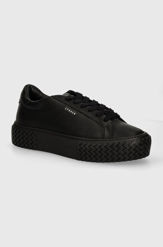 Copenhagen sneakers din piele platformă negru CPH144