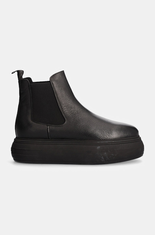 Δερμάτινες μπότες τσέλσι Steve Madden Hazel SM11003088.017 μαύρο AW24