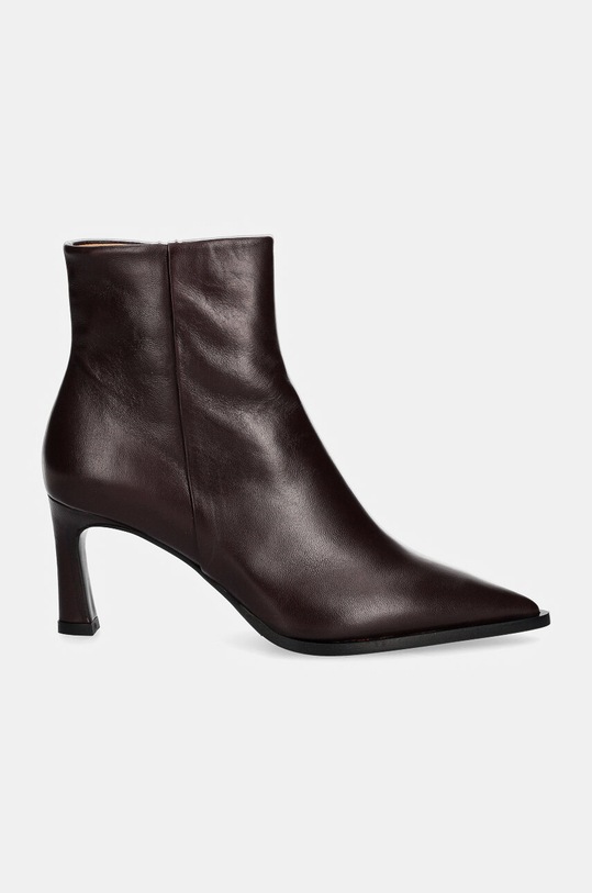 Kožené členkové topánky Billi Bi A7540 burgundské AW24