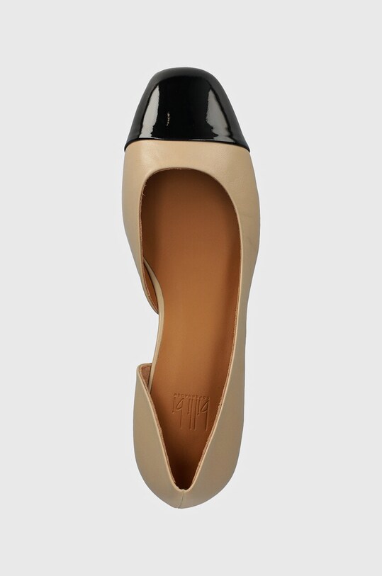 Billi Bi pantofi de piele bej A7440.