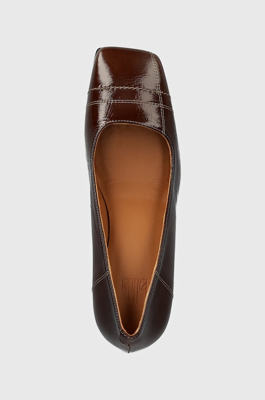 Kožne salonke Billi Bi smeđa A7482