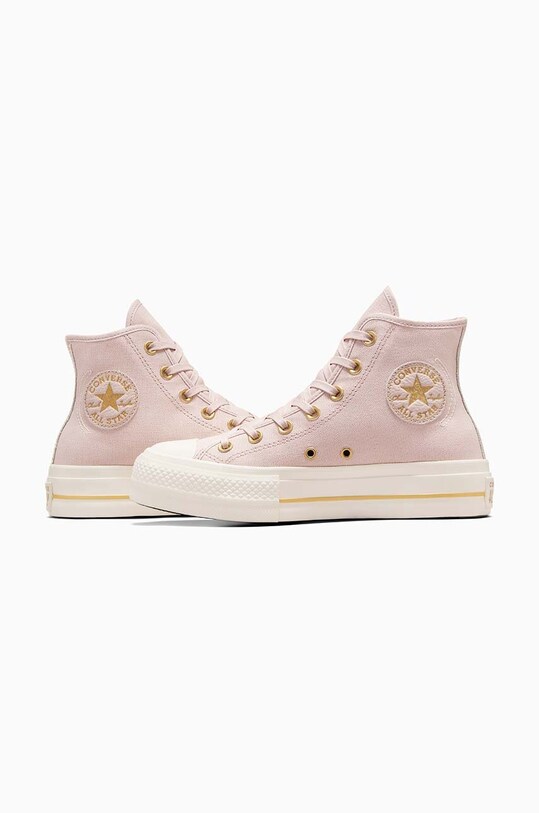 Πάνινα παπούτσια Converse Chuck Taylor All Star Lift A10431C ροζ