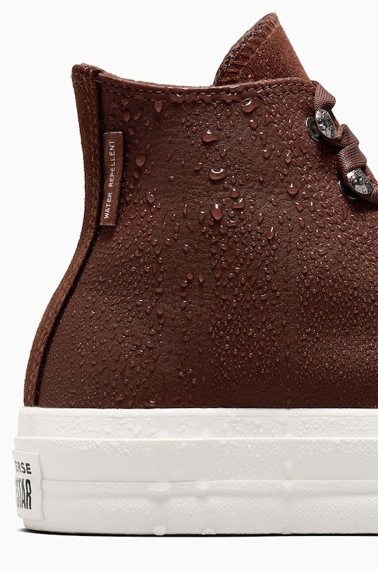 Converse trampki skórzane Chuck Taylor All Star Lift A10362C brązowy