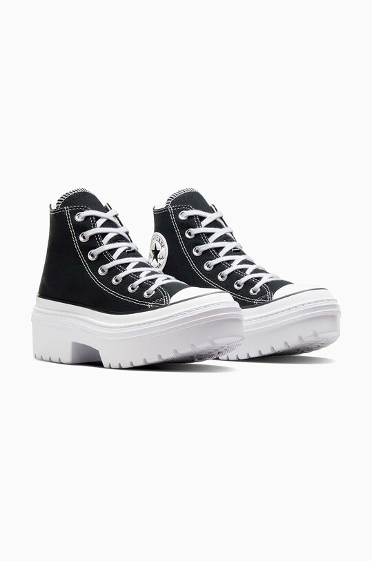 Πάνινα παπούτσια Converse Chuck Taylor All Star Lugged Heel A08258C μαύρο AW24