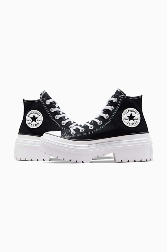 Πάνινα παπούτσια Converse Chuck Taylor All Star Lugged Heel μαύρο A08258C