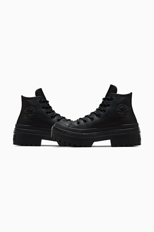 Шкіряні кеди Converse Chuck Taylor All Star Lugged Heel A11548C чорний