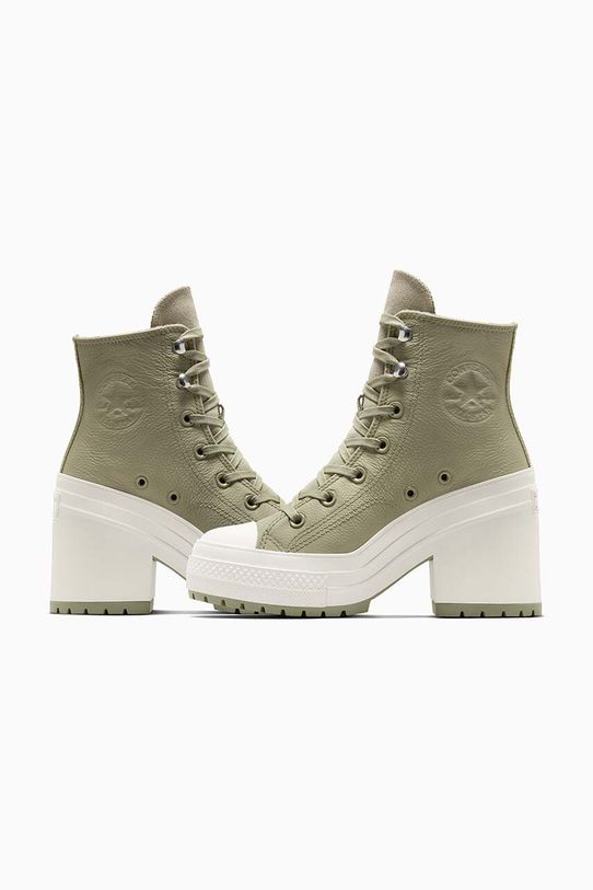 Kožené tenisky Converse Chuck 70 De Luxe Heel Platform A10378C