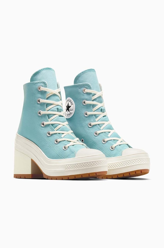 Tenisky Converse Chuck 70 De Luxe Heel Platform A08279C tyrkysová AW24