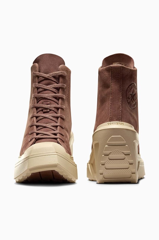 Обувь Кожаные кеды Converse Chuck 70 De Luxe Wedge A08247C коричневый