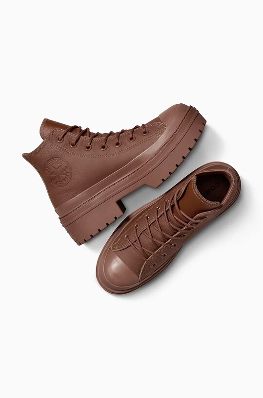 Кожени кецове Converse Chuck Taylor All Star Lugged Heel A11547C