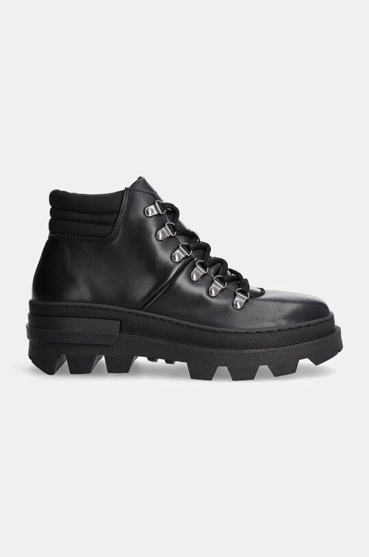 Nízké kozačky GARMENT PROJECT Nelly Lace-Up GPWF2585.999 černá AW24