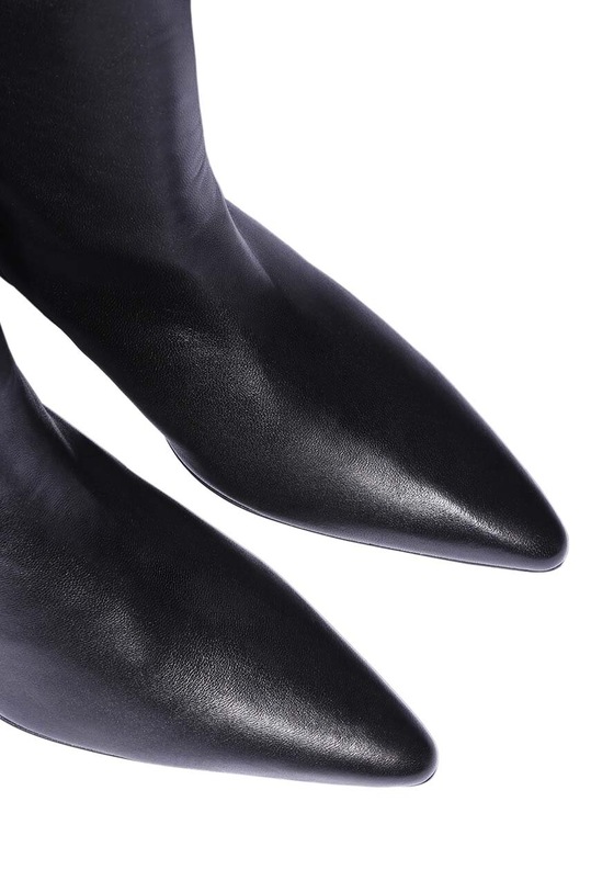 Încălțăminte By Far cizme de piele Lysander MWFBO068LL028BK001PL negru