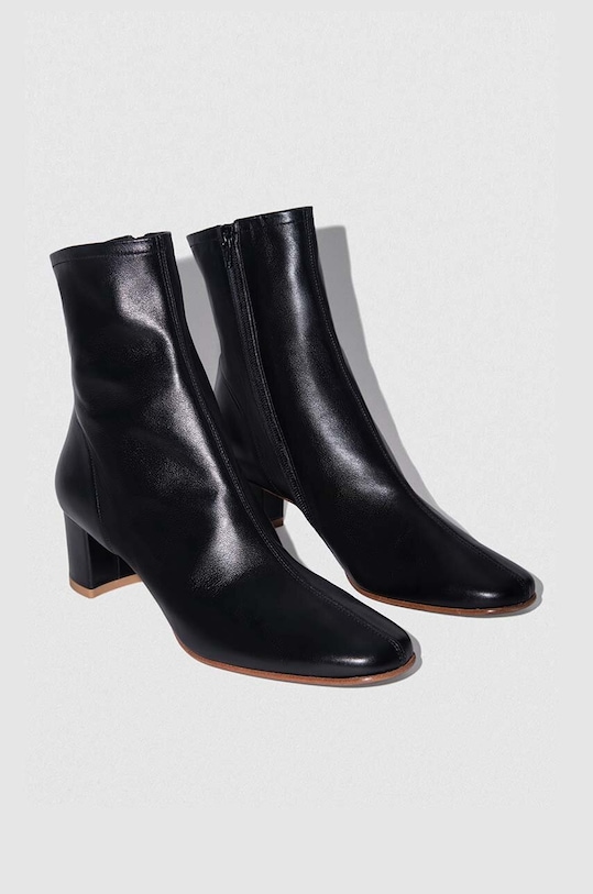 By Far cizme de piele Sofia 16603.05.SBLKL negru AW24