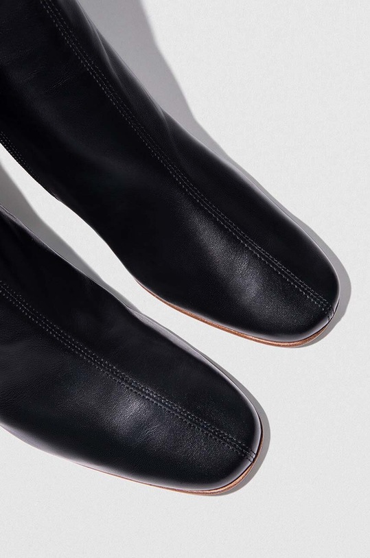 Încălțăminte By Far cizme de piele Sofia 16603.05.SBLKL negru