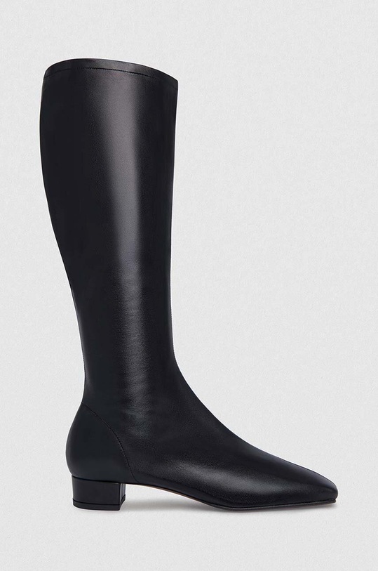 By Far ghete de piele Edie pana la 5 cm negru 19FWEDIDBLL