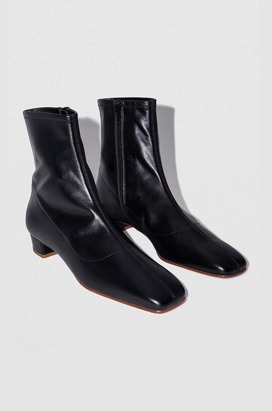 By Far cizme de piele Este 16605.07.EBBLKL negru AW24