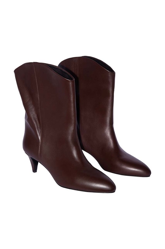 Шкіряні черевики By Far Osage MWFBO067CL013BR023PL коричневий AW24